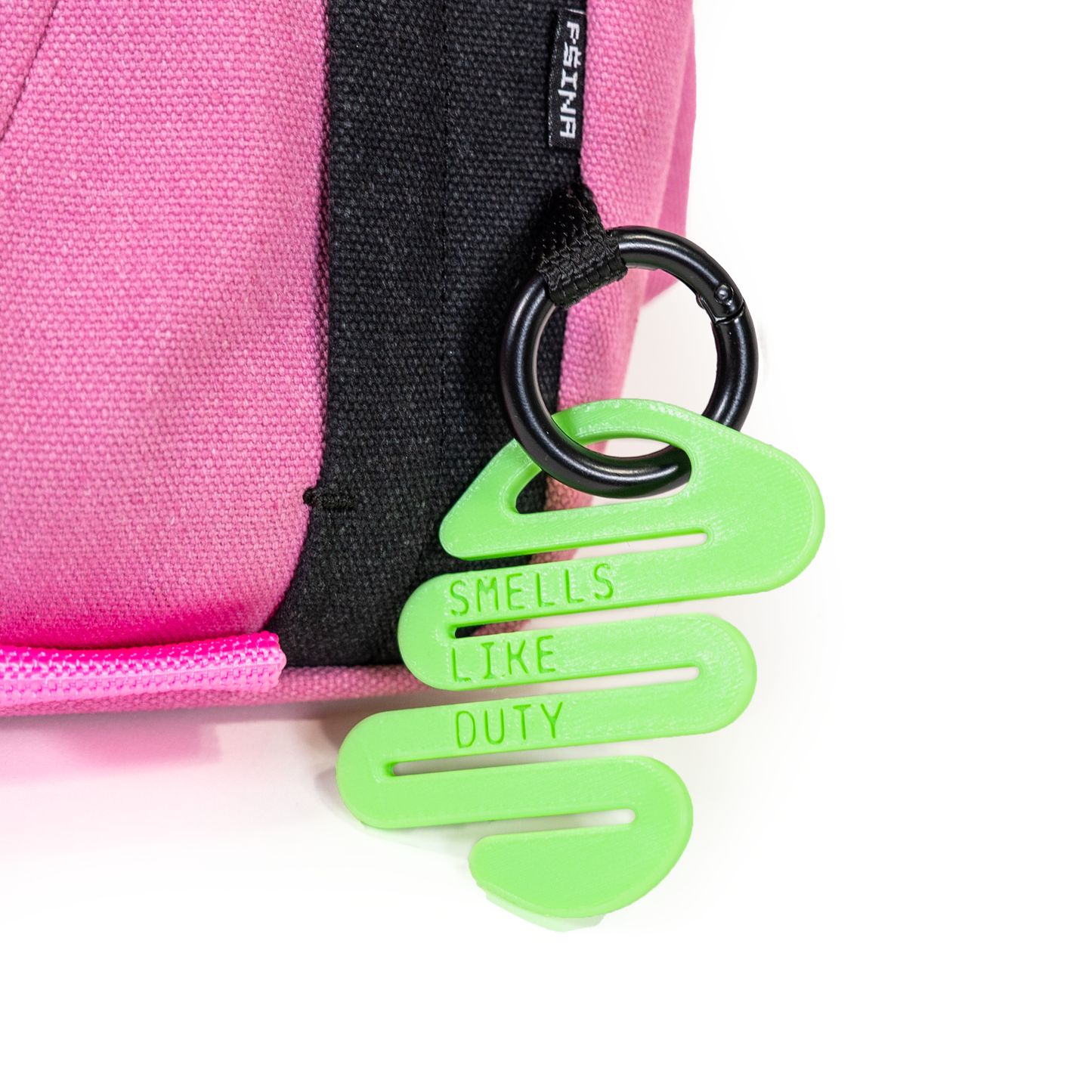 USED POOP BAG HOLDER (glows in the dark)