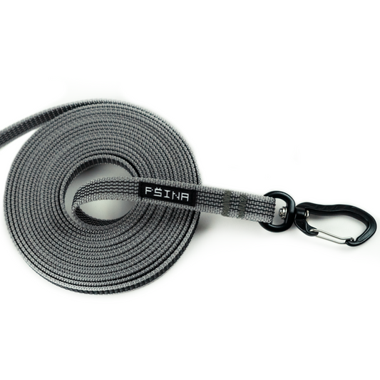 RUBBERIZED LEASH | GREY RAINBOW