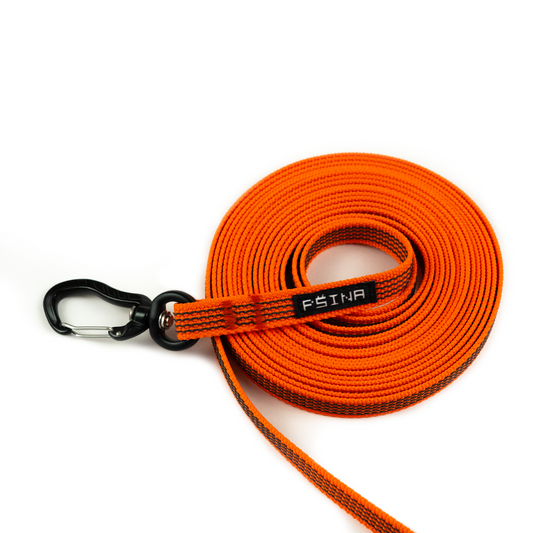 RUBBERIZED LEASH | ROYAL ORANGE
