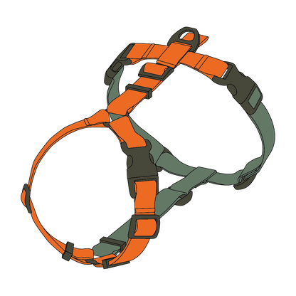 DOUBLE-COLORED HARNESS