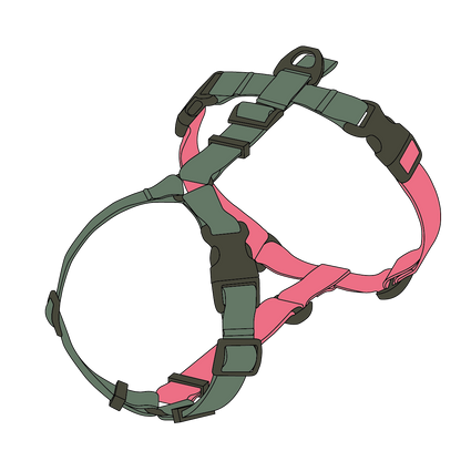DOUBLE-COLORED HARNESS